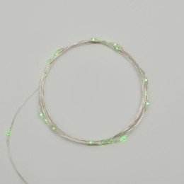 Гирлянда светодиодная "Роса" 2м 20LED зел. 2Вт 4.5В IP20 провод прозр. Neon-Night 303-008