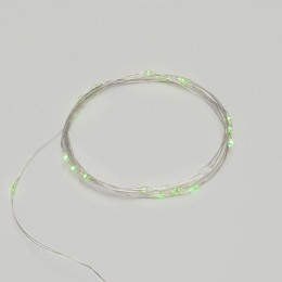 Гирлянда светодиодная "Роса" 2м 20LED зел. 2Вт 4.5В IP20 провод прозр. Neon-Night 303-008