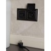 Розетка компьютерная двойн. СП RJ45 кат.6 BRITE РК11-2-БрЧ механизм черн. IEK BR-K20-2-K02