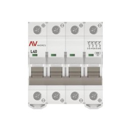 Выключатель автоматический модульный 4п L 40А 6кА AV-6 DC AVERES EKF mcb6-DC-4-40L-av