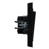 Выключатель 1-кл. СП BRITE ВСР10-1-0-БрЧ 10А в сборе черн. IEK BR-V10-0-10-K02-F