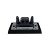 Выключатель 1-кл. СП BRITE ВСР10-1-0-БрЧ 10А в сборе черн. IEK BR-V10-0-10-K02-F