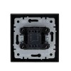 Выключатель 1-кл. СП BRITE ВСР10-1-0-БрЧ 10А в сборе черн. IEK BR-V10-0-10-K02-F