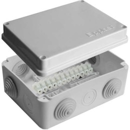 Коробка распределительная ОП 150х110х70мм IP54 с клемм. 10 выходов 6 гермовводов 10А 12 контактов кр