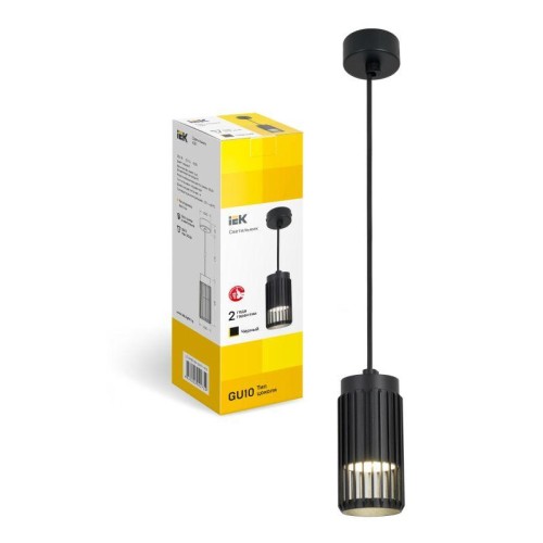 Светильник 4211 подвесной GU10 черн. IEK LT-UPB0-4211-GU10-1-K02