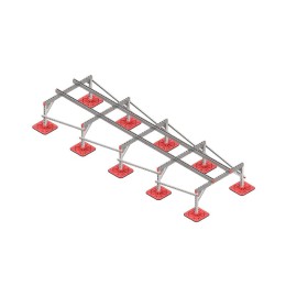 Конструкция опорная для установки оборудования TECHNORAPTOR FOOT 1200х4000 тип 2 HD КМ TR0226