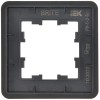 Рамка 1-м BRITE РУ-1-1-Бр метал. черн. RE AL IEK BR-M12-M-21-K02