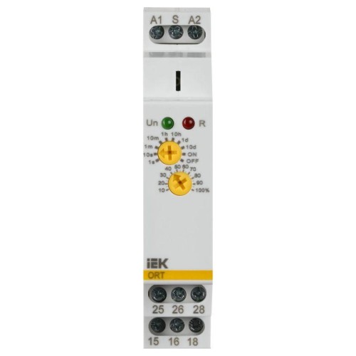 Реле задержки выключения ORT 2 контакта 230В AC IEK ORT-B2-AC230V