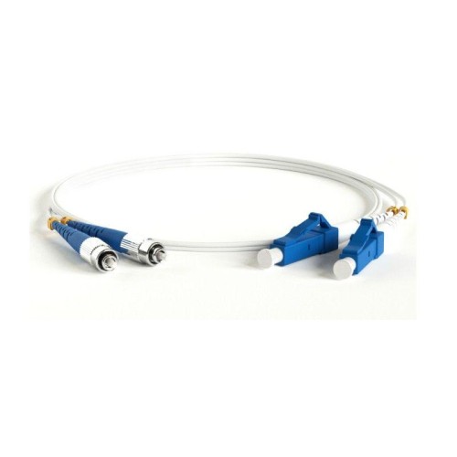 Патч-корд FC-D2-9A1-FC/UR-LC/UR-H-1M-LSZH-WH волоконно-оптический (шнур) SM 9/125 (G657) FC/UPC-LC/U