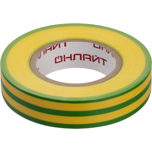 Изолента ПВХ 90 600 OIT-B15-20-YG желт./зел. ОНЛАЙТ 90600