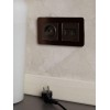 Рамка 2-м BRITE РУ-2-1-Бр метал. коричн. RE AL IEK BR-M22-M-21-K30
