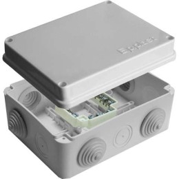 Коробка распределительная ОП 150х110х70мм IP54 с клемм. 10 выходов 6 гермовводов 16А 24 контакта кры