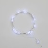 Гирлянда светодиодная "Снежинки" 2м 20LED бел. 2Вт 6В IP20 провод прозр. элементы питания 2хCR2032 (
