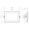 Прожектор LFL-2001 С02 LED 20Вт IP65 6500К 1250лм метал. корпус черн. Ultraflash 12315
