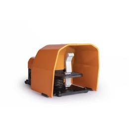 Педаль с защитной крышкой (1НО+1НЗ) оранж. EMAS PDKS11BX10T