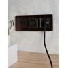 Рамка 3-м BRITE РУ-3-1-Бр метал. коричн. RE AL IEK BR-M32-M-21-K30