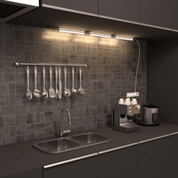 Светильник светодиодный Black 5Вт 4000К IP20 420лм 170-264В 312х22х30мм ДВО линейный накладной бел.