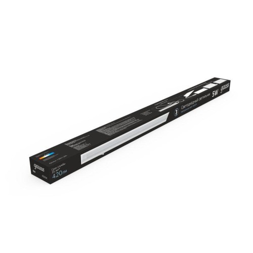 Светильник светодиодный Black 5Вт 4000К IP20 420лм 170-264В 312х22х30мм ДВО линейный накладной бел.