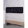 Рамка 4-м BRITE РУ-4-1-Бр метал. черн. RE IEK BR-M42-M-01-K02