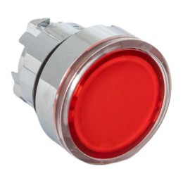 Механизм кнопки исполнительный XB4 красн. плоский возвратный без фиксации с подсветкой PROxima EKF X