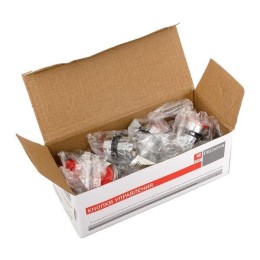 Механизм кнопки исполнительный XB4 красн. плоский возвратный без фиксации с подсветкой PROxima EKF X