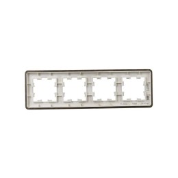 Рамка 4-м BRITE РУ-4-1-Бр метал. латунь RE IEK BR-M42-M-01-K49