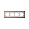 Рамка 4-м BRITE РУ-4-1-Бр метал. коричн. RE AL IEK BR-M42-M-21-K30