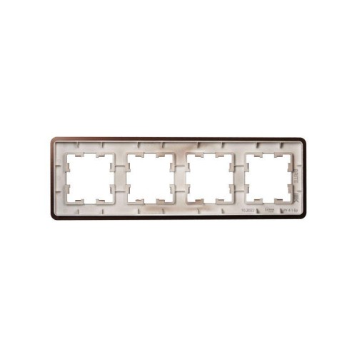 Рамка 4-м BRITE РУ-4-1-Бр метал. коричн. RE AL IEK BR-M42-M-21-K30
