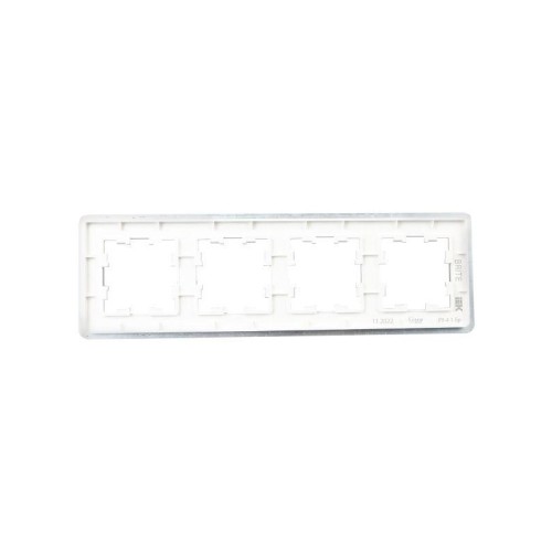Рамка 4-м BRITE РУ-4-1-Бр метал. алюм. RE AL IEK BR-M42-M-21-K47
