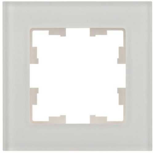 Рамка 1-м BRITE РУ-1-2-Бр стекло бел. матов. IEK BR-M12-G-31-K01