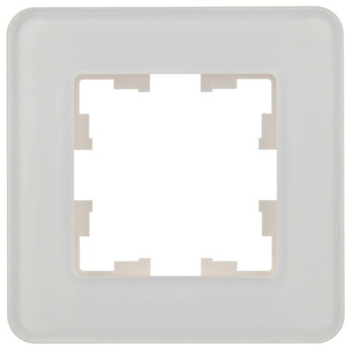 Рамка 1-м BRITE РУ-1-2-Бр стекло бел. RE IEK BR-M12-G-41-K01