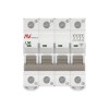Выключатель автоматический модульный 4п L 50А 6кА AV-6 DC AVERES EKF mcb6-DC-4-50L-av