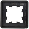 Рамка 1-м BRITE РУ-1-2-Бр стекло черн. RE IEK BR-M12-G-41-K02