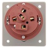 Розетка стационарная внутренняя угловая 4342 3Р+РЕ 63А 380В IP67 PROxima EKF ps-4342-63-380