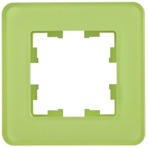 Рамка 1-м BRITE РУ-1-2-Бр стекло эко грин RE IEK BR-M12-G-41-K06