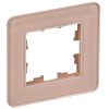 Рамка 1-м BRITE РУ-1-2-Бр стекло дым. RE IEK BR-M12-G-41-K97
