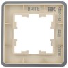 Рамка 1-м BRITE РУ-1-2-Бр стекло песчан. RE IEK BR-M12-G-41-K98