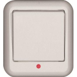 Выключатель 1-кл. ОП Прима 10А IP20 с подсветкой бел. (опт. упак.) SchE VA1U-111-B