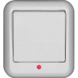 Выключатель 1-кл. ОП Прима 10А IP20 с подсветкой бел. (опт. упак.) SchE VA1U-111-B