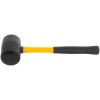 Киянка 65мм 680г фибергласовая ручка резинов. FIT 45494