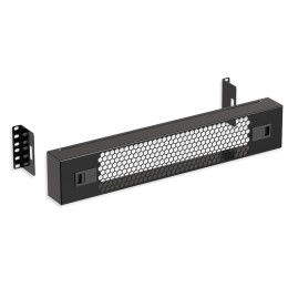 Экран защитный 2U перф. 19дюйм RAL 9004 черн. SYSMATRIX PS 0200.9000