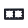 Рамка 2-м BRITE РУ-2-2-Бр стекло графит RE IEK BR-M22-G-41-K53