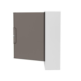 Щиток 24мод. настен. FRAME с тонированной дверцей с шин. PEN 2шт 8 отв. + 2шт 6 отв. бел. DKC F24W1W