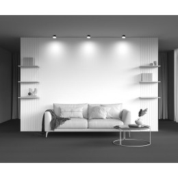 Светильник 15Вт GX53х1 IP20 потолочн. Voltega C-VGL086CL-GX53-SRD-BW