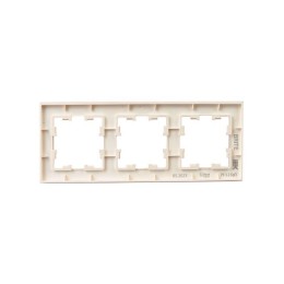 Рамка 3-м BRITE РУ-3-2-БрП стекло перс. матов. IEK BR-M32-G-31-K96