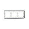 Рамка 3-м BRITE РУ-3-2-Бр стекло бел. RE IEK BR-M32-G-41-K01