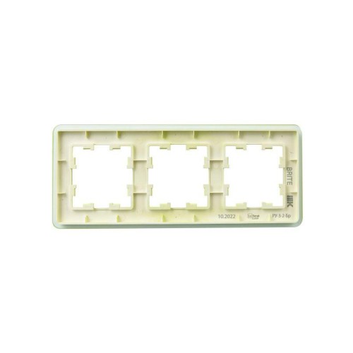 Рамка 3-м BRITE РУ-3-2-Бр стекло эко грин RE IEK BR-M32-G-41-K06