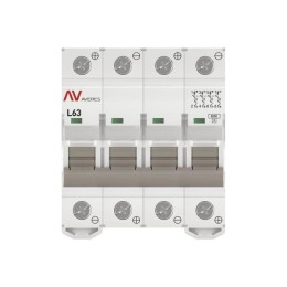 Выключатель автоматический модульный 4п L 63А 6кА AV-6 DC AVERES EKF mcb6-DC-4-63L-av
