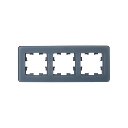Рамка 3-м BRITE РУ-3-2-Бр стекло графит RE IEK BR-M32-G-41-K53
