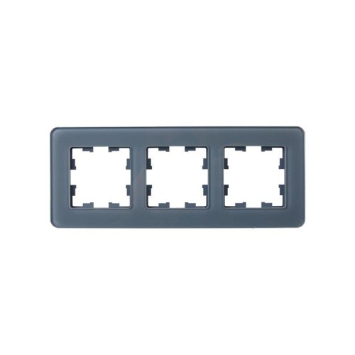 Рамка 3-м BRITE РУ-3-2-Бр стекло графит RE IEK BR-M32-G-41-K53